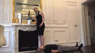 BARBIE - You are a worm under my feet - Trampling, foot domination, dick trampling, face trampling (For mobile devices)