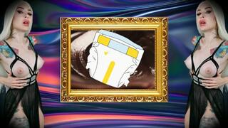 The diaper is plate - ORIGINAL