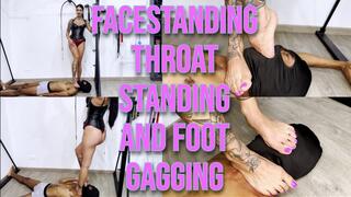 Facestanding, Throat Standing, and Foot Gagging