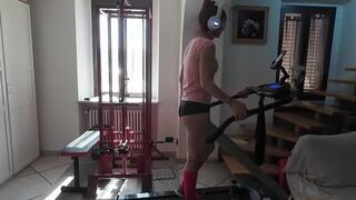 60 Minutes Cardio Grind: Sweaty Fitness Goddess Hard Walking ASMR