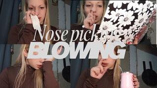 Nose Fetish - Blowing Your Nose Loudly and Dirtily