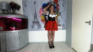 German Girl Trample & Jumping