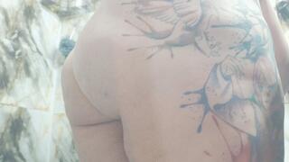 BBW goddess will turn you into a toilet with long, smelly farts