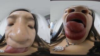 3DVR180 ERER The Tongue Queen humiliated you