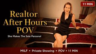 Married Realtor Cheats with Client During House Tour - Creampie Closing Deal!