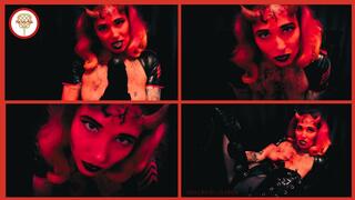 Demonic Cock Worship (Shot in 4K) - Miss Ruby Marks - religious - femdom POV - demon - monster - fantasy - JOI - cock worship - cosplay - latex - BBC - roleplay