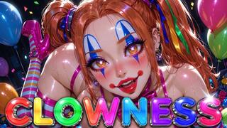 Crimson Circus: Playful Torment Beneath the Big Top - Tease with Silly Props, Humiliating Makeup Play & Breath Control Climax