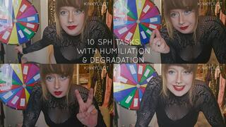 Spin the Wheel humiliating degradation SPH tasks small penis humiliation kink fetish