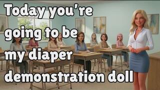 Humiliated in front of female students| Mean teacher part 3 | ABDL roleplay