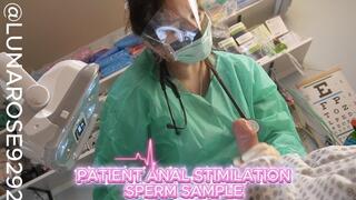 PROFESSIONAL PATIENT ANAL STIMULATION SPERM SAMPLE