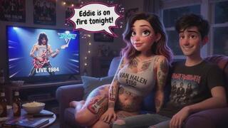 Rock Nights Ignite Deep Passion Between Concert Companions Leading to Unforgettable Intimacy AI generated