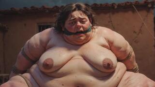 SSBBW in Bondage - Desperate with Fat Wide Wet Pussy