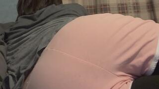Stuck Behind Reading Femboy’s Ass