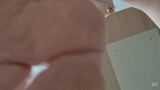 Giantess Naked Old Lady Steps on Your Face