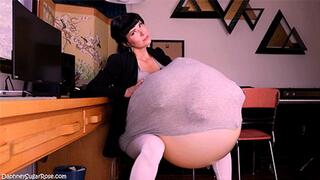 Backwards Big Belly Vore Boss Fantasy , Pt 1 -mP4