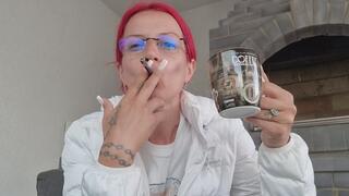 Uncontrollable Cigarette Cravings – Sexy Coffee Smoker