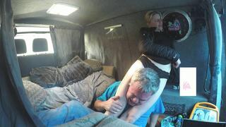 Chelsea's Neck Scissors In The Camper (4K)