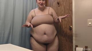 Fat BBW Super Tight Shapewear Try On