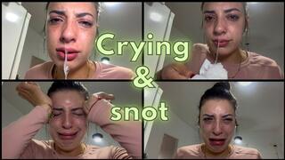 Snot fetish - Crying fetish -Silly faces – Sad crying