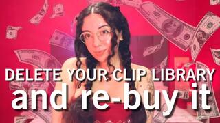 DELETE YOUR CLIP LIBRARY and re buy it