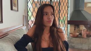 18yo CHOKES AND GAGS IN HARDCORE DEEPTHROATING - HOT Brunette Gostosa Give Best Blowjob and Gets in Rough Sex Missionary in POV
