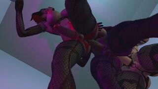3 Demon Futa Train Fucking