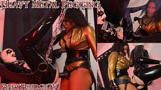 Heavy Metal Pegging 4K ft Goddess Luna Law Maz Morbid @mazmorbidfetish #pegging
