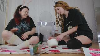 Making Vday Pussy Chocolates