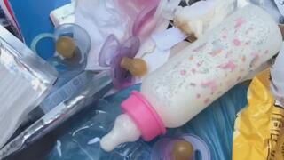 She Dumps Your Pacifier Dummy and Bottle !