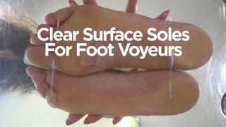 Clear Surface Soles For Foot Voyeurs 4K