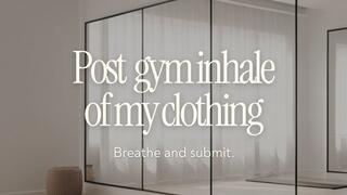 Post Gym Sweaty Laundry Raid: Caught!