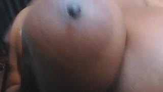 Biggest black melons Tracey PP cup solo amateur pov