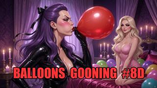 Balloons Gooning #8D: Latex Tension Dominion (Animated, Music, Text)
