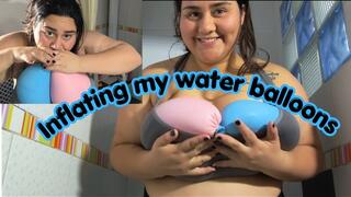 Inflating My Water Balloons