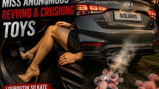 Miss Anonymous in Red Louboutins So Kate 12cm Revving Crushing Toys full video 35 min