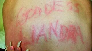 Goddess Liandra leaving her mark