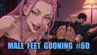 Male Feet Gooning #6D: Sole Surrender Mind Control (Animtaed, Music, Text)