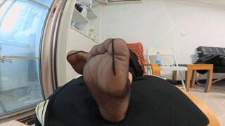 4K ERER Nyron socks wrinkled feet