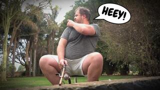 Giant Big Daddy Fishing Gets Interrupted by Tiny - Now He Owns Him