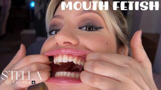 Extreme Mouth Spreading & Throat Closeup:Wide Open Mouth Fetish