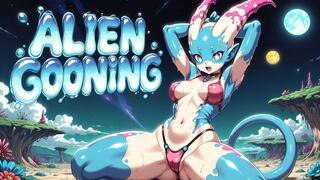ALIEN Gooning - Emerald Alien Goddess Teases You With Her Tight Alien Cunt & Encourages You To Goon Your Cock Into Total Trance (Erotic Audio)