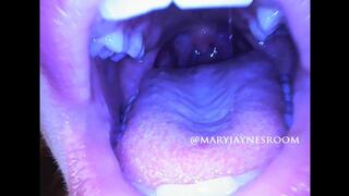 Krystal Kitten Endoscope Mouth Video 1 - WMV