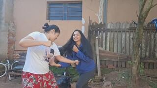 intense games with the skinny girl