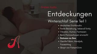 Winterschlaf Teil 1 - Entdeckungen | Avalee Audio | German | Hörspielserie | Kink Exploration | Wife Experience | Gentle Fdom