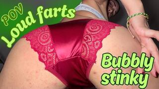 POV - I'll fart on you with my satin panties