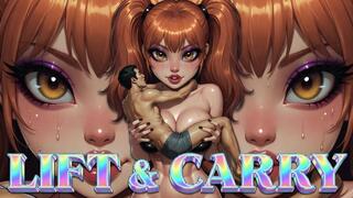 Suspended Surrender: Dominant Carry and Fiery Control - Fireman’s Carry, Powerful Holds & Complete Submission
