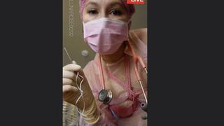 2 HOUR LIVESTREAM SHIBARI ROPE LEARNING WITH FANS, MEDFET SHIBARI, ROLE PLAYED EVIL SHIBARI DR. LUNA SEWS YOUR MOUTH SHUT CASTRATION, GODDESS WORSHIP FEET, BALL GAG LOVENSE PUSSY PLAY, UNBOXING GIFTS FROM FANS AND SO MUCH MORE!