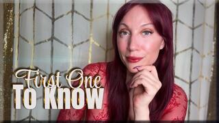 First One To Know - premature ejaculation | mental domination | femdom