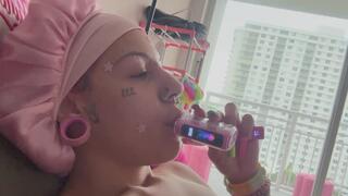 Vaping Nicotine Fetish Smoke Fetish Teen Vape Smoking Cigarettes Smoke Clouds Blowing Smoke Pretty Bimbo Alternative Nali Marie