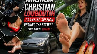 ANASTASIA Christian Louboutin Cranking Session Drained the Battery Full Video 13 Min